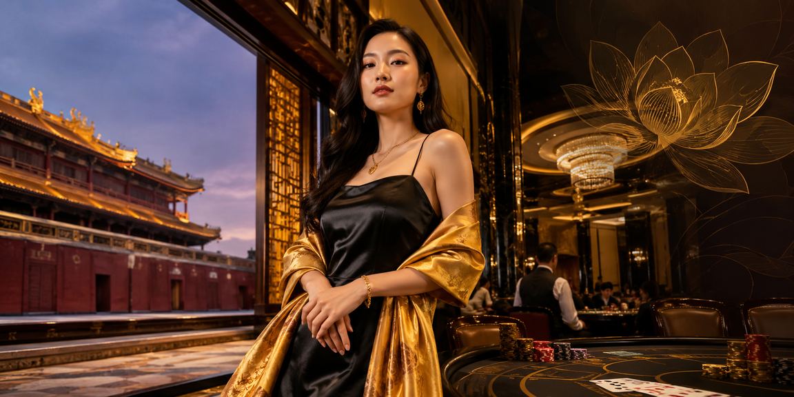 Người chơi tại Huế trải nghiệm trò chơi bài trực tuyến qua thiết bị cá nhân trong không gian cổ kính