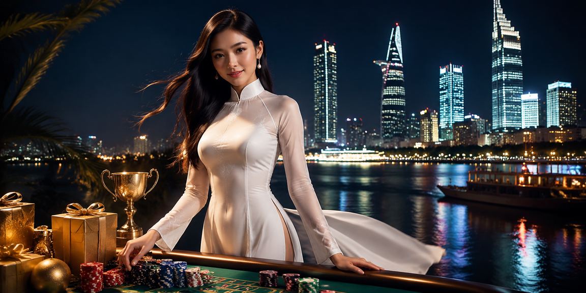 Người chơi tại Sài Gòn đặt cược thể thao với phong cách thời trang áo dài hiện đại